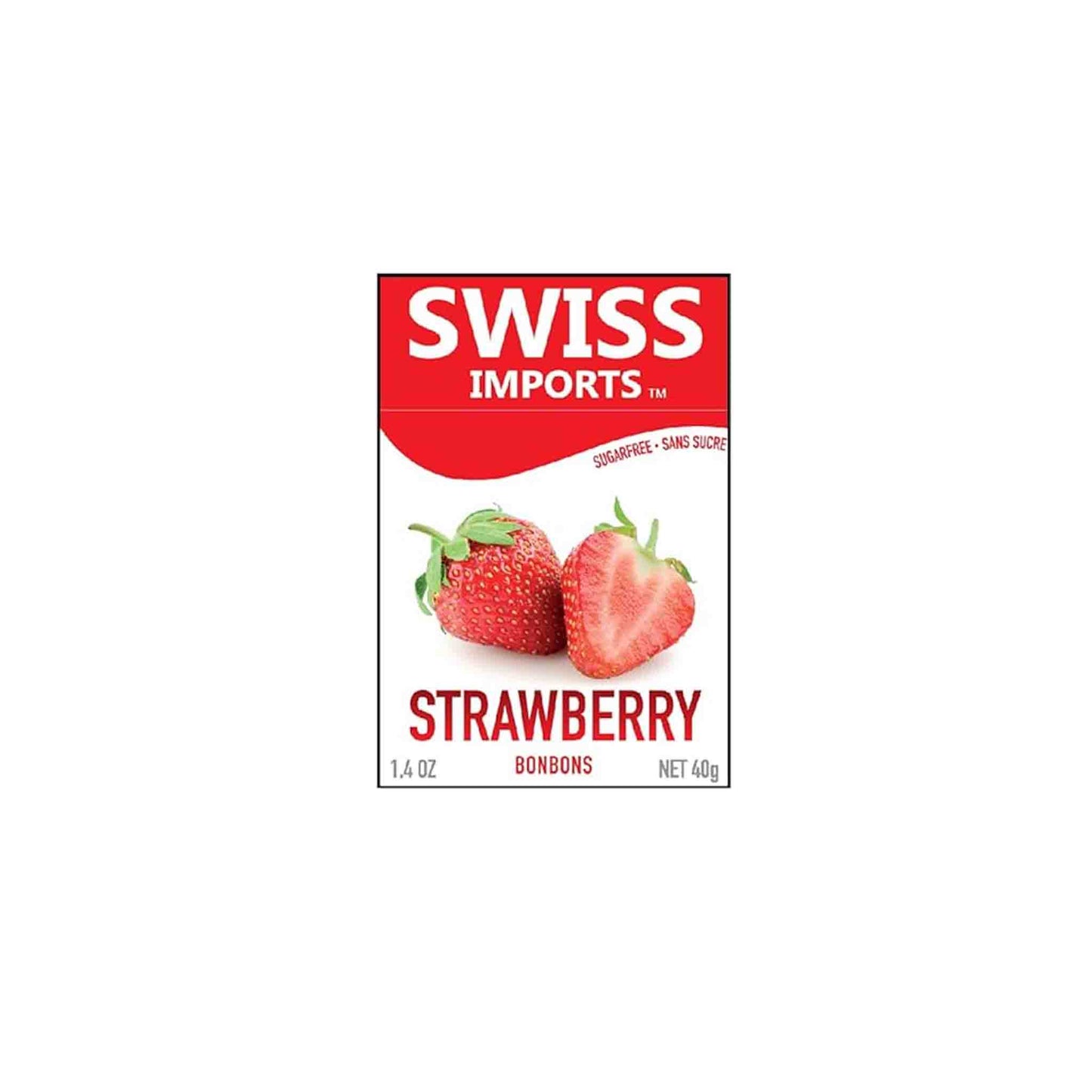 SWISS STRAWBERRY BONBONS 40g