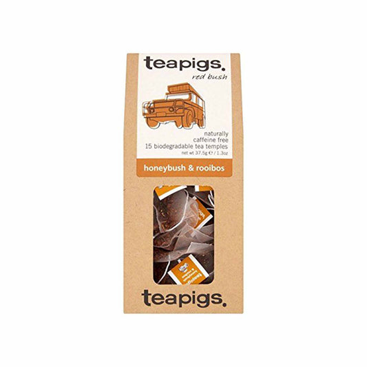 TEAPIGS HONEYBUSH & ROOIBOS TEA 15ct 1.3oz