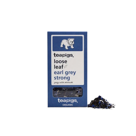 TEAPIGS ORGANIC EARL GREY STRONG LOOSE LEAF TEA 100g