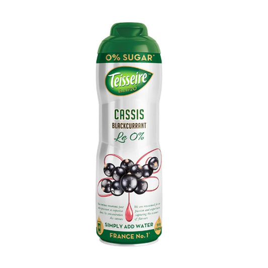 TEISSEIRE SUGAR FREE BLACKCURRANT SYRUP 20oz