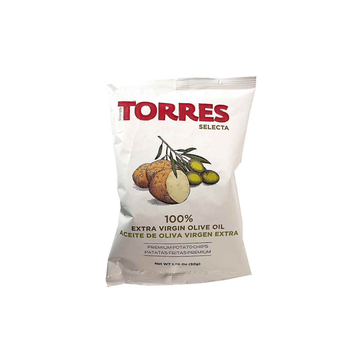 TORRES EXTRA VIRGIN OLIVE OIL CHIPS 50g