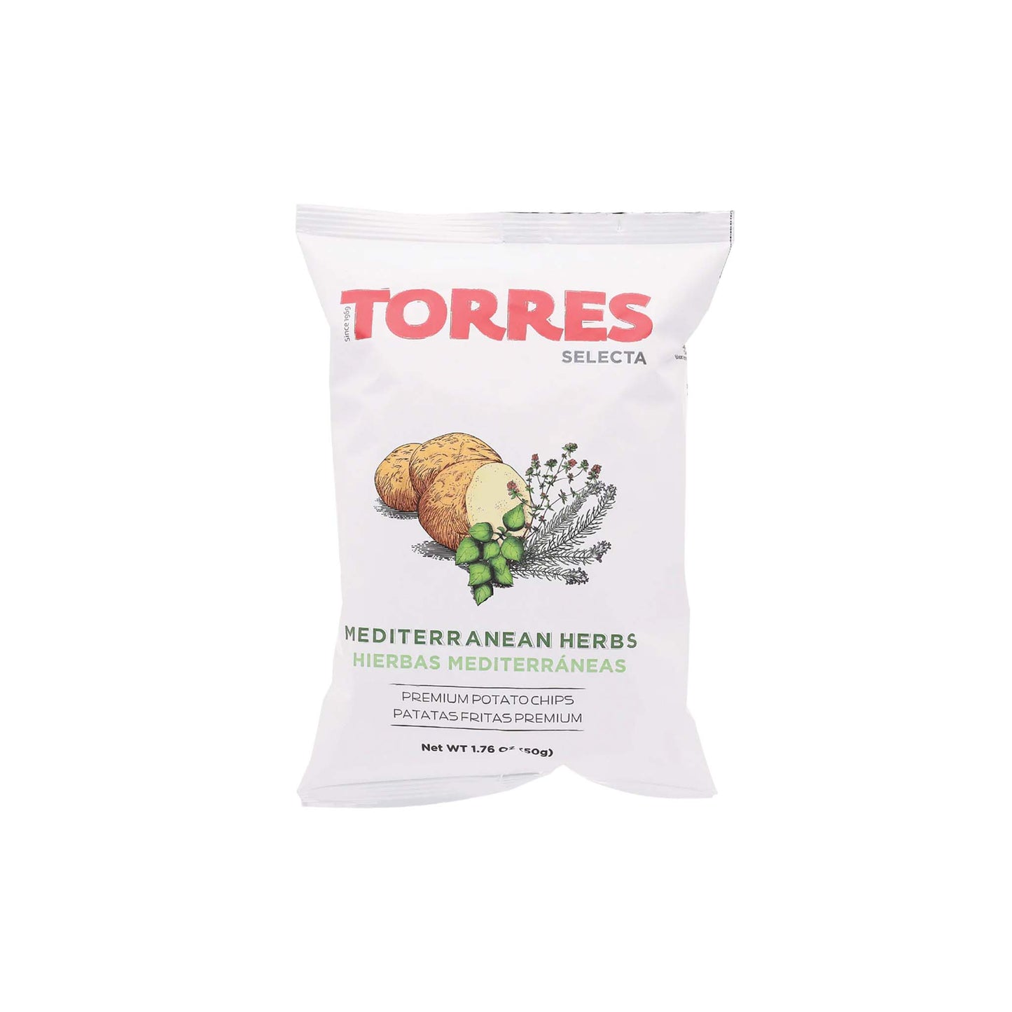 TORRES MEDITERRANEAN HERBS CHIPS 50g