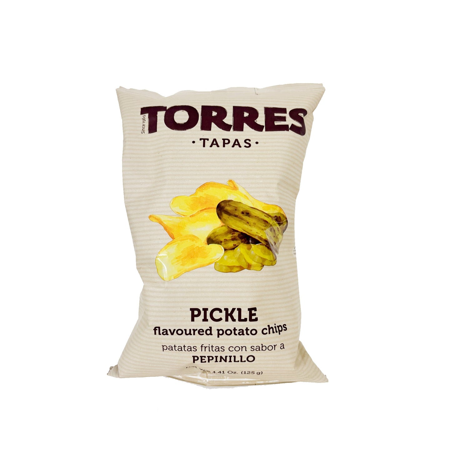 TORRES PICKLE POTATO CHIPS 125g