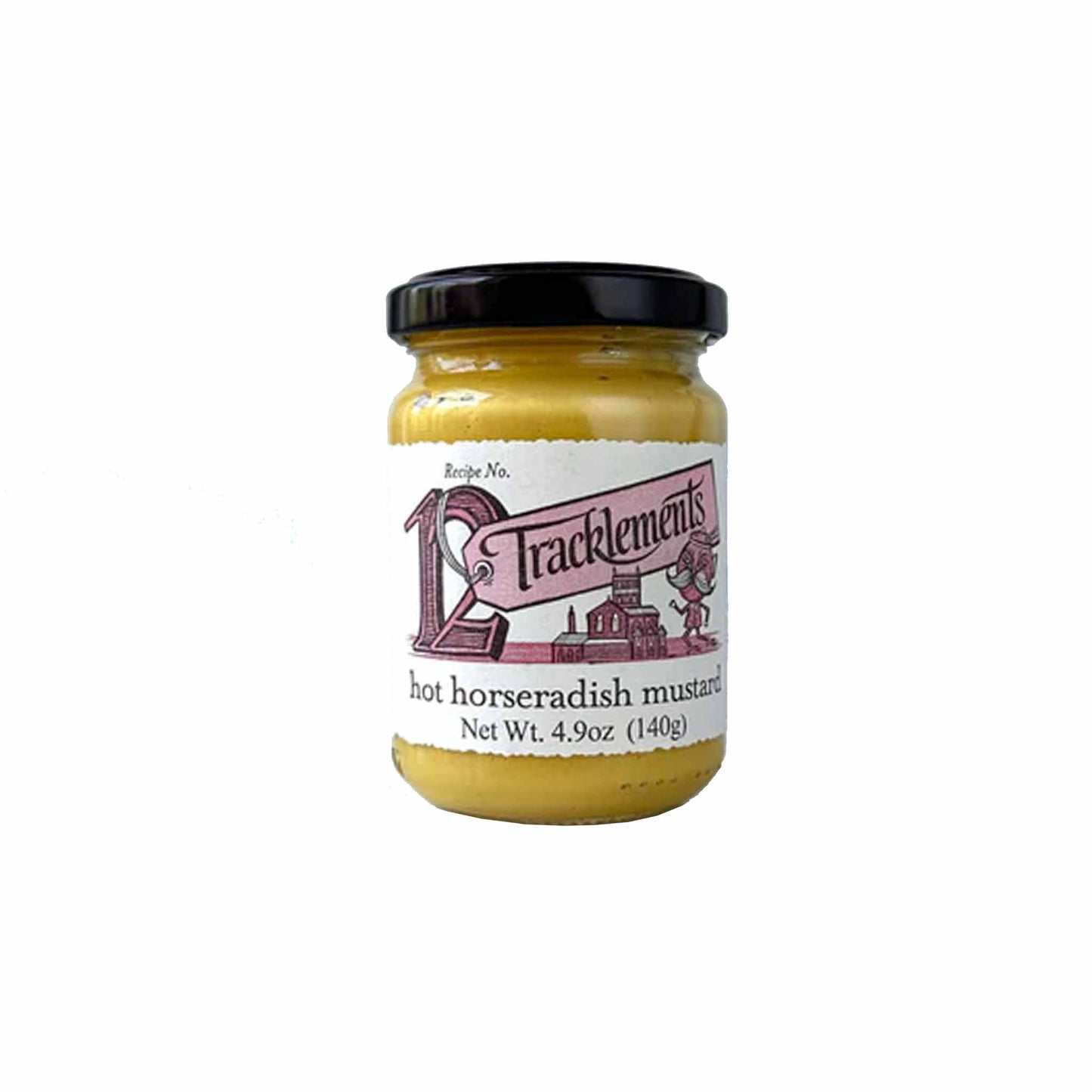 TRACKLEMENTS HOT HORSERADISH MUSTARD 4.9oz