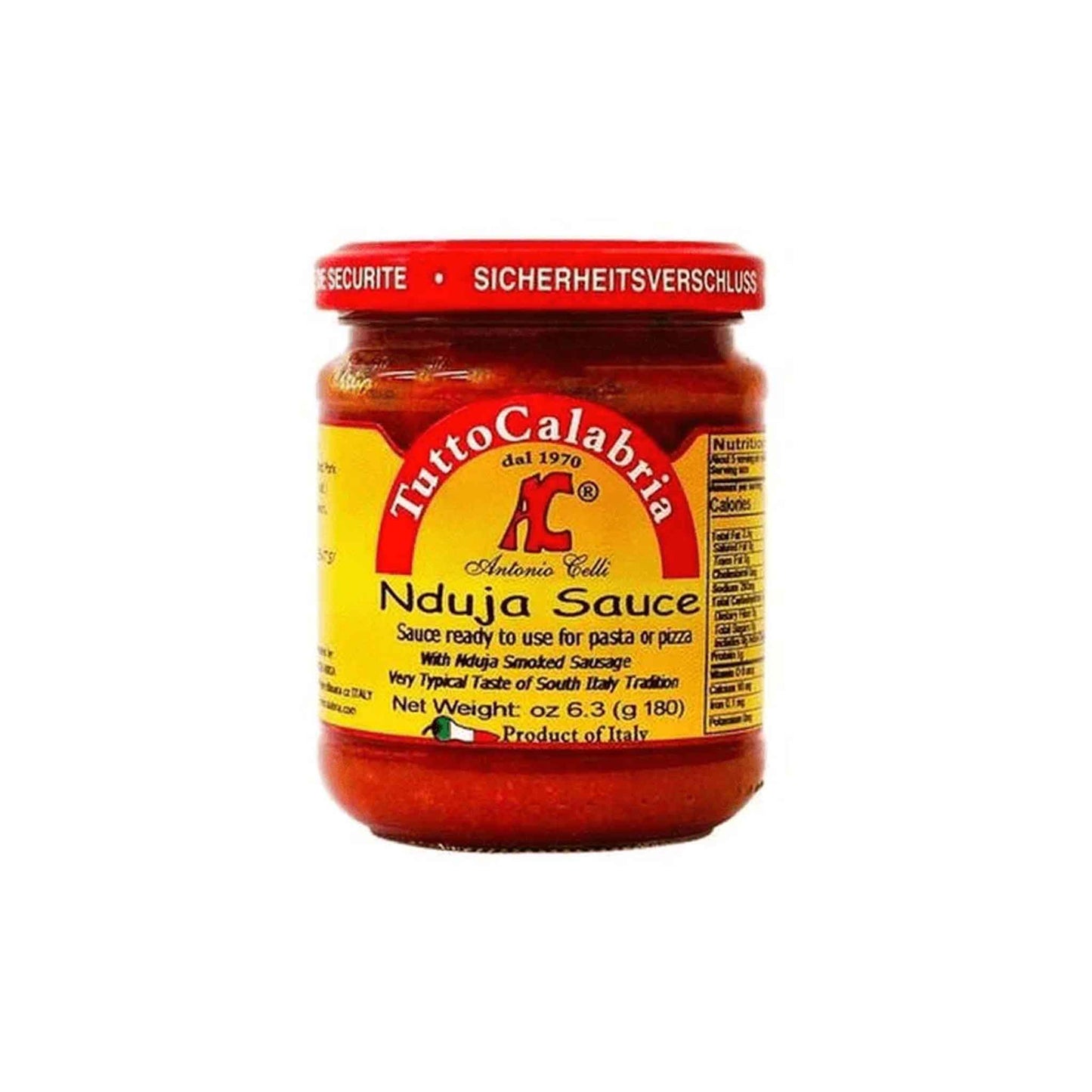 TUTTO CALABRIA NDUJA SAUCE 180g