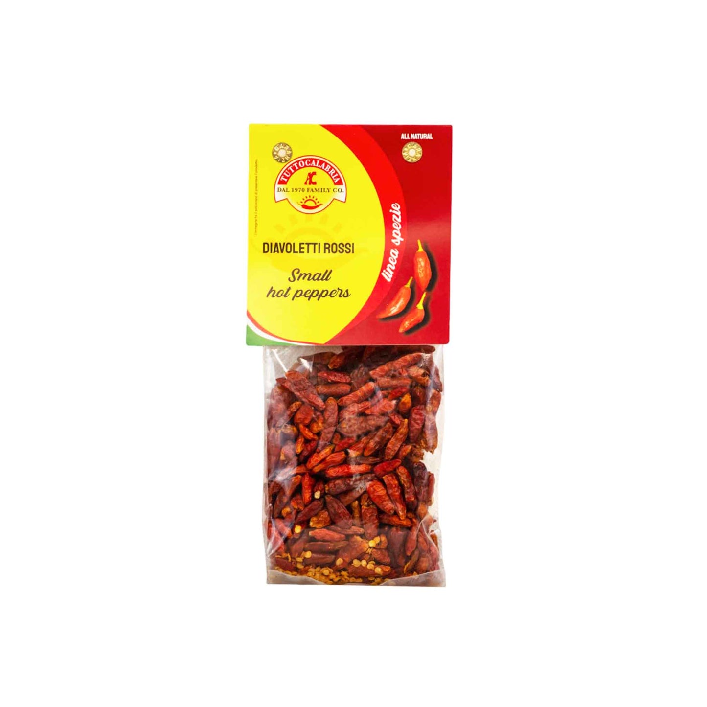 TUTTO SMALL DRIED CHILI PEPPERS 50g