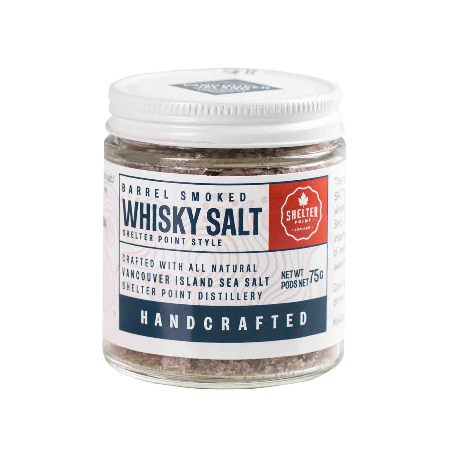 VANCOUVER ISLAND WHISKY SALT 75g