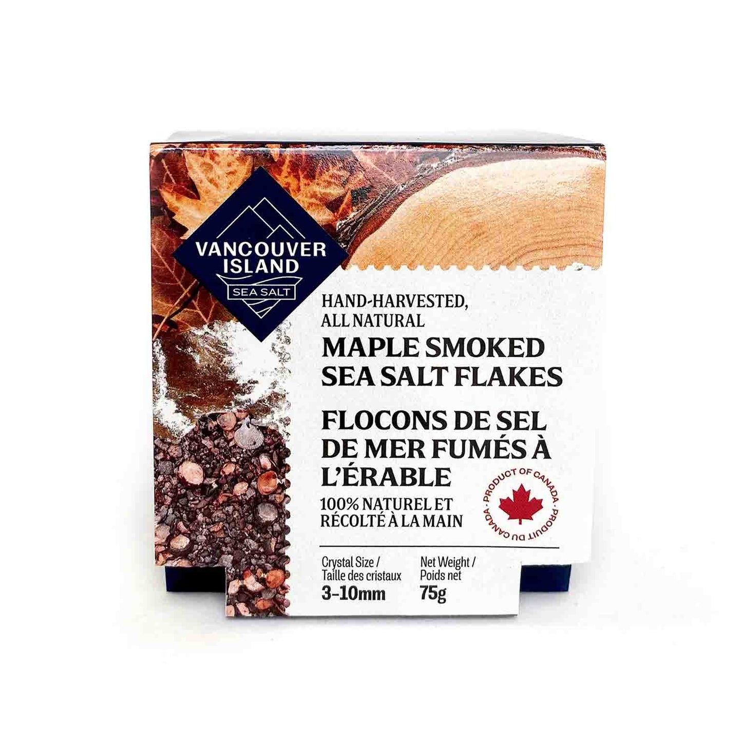 VANCOUVER MAPLE SMOKED SALT FLAKES 75g