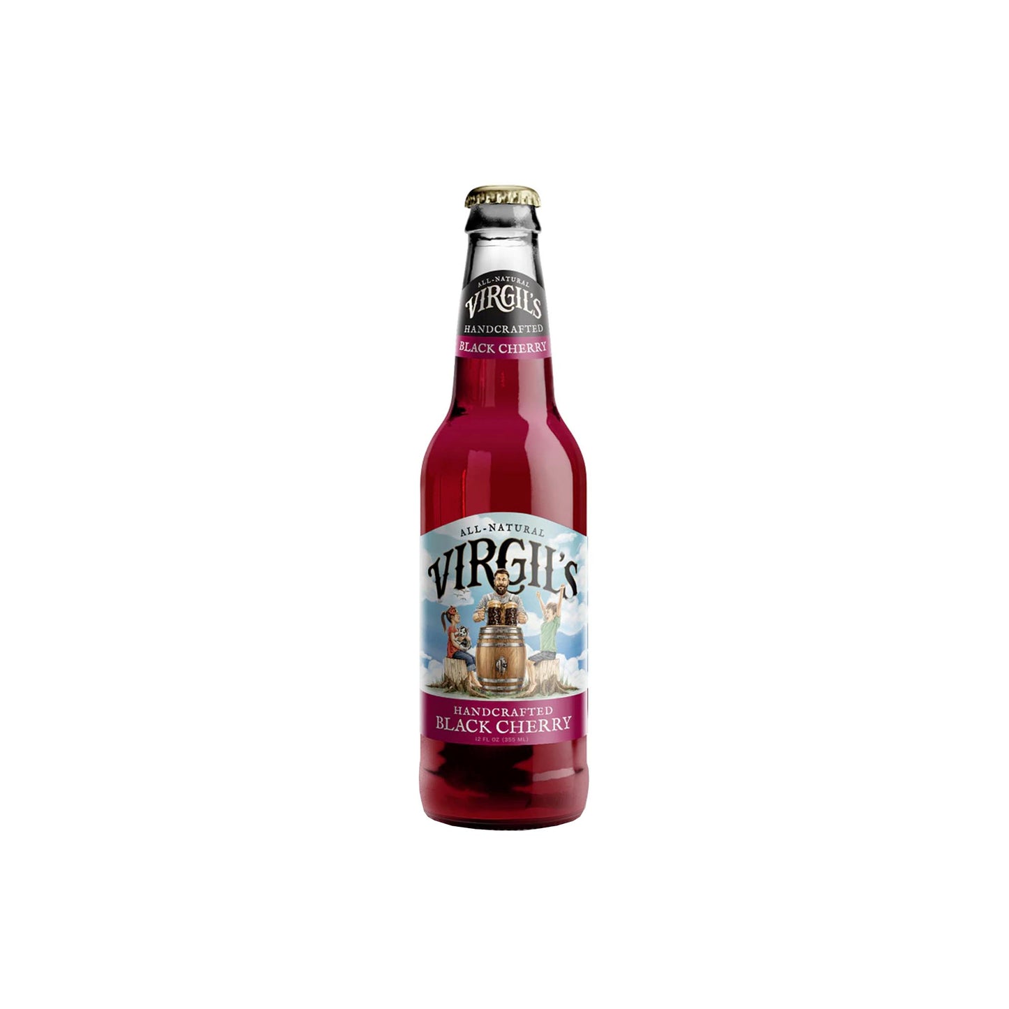 VIRGILS BLACK CHERRY SODA 12oz