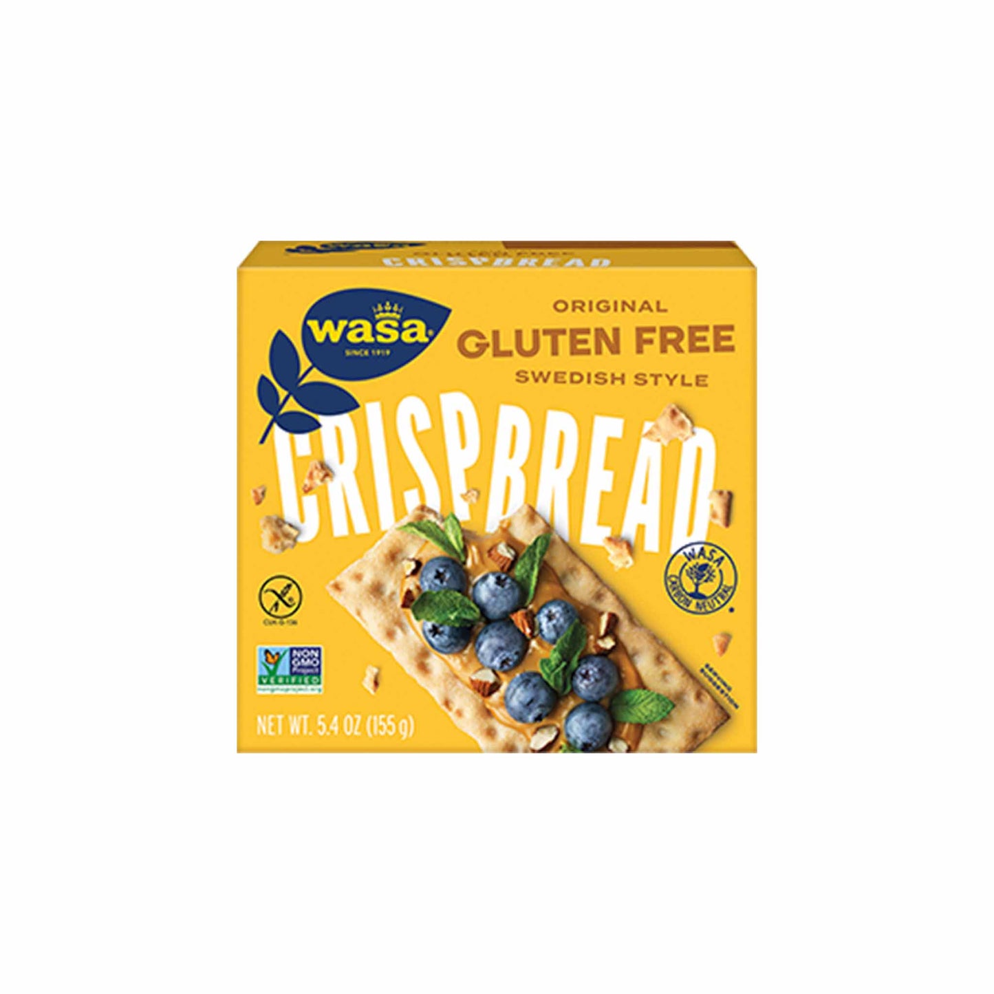 WASA GLUTEN FREE ORIGINAL CRISPBREADS 5.4oz