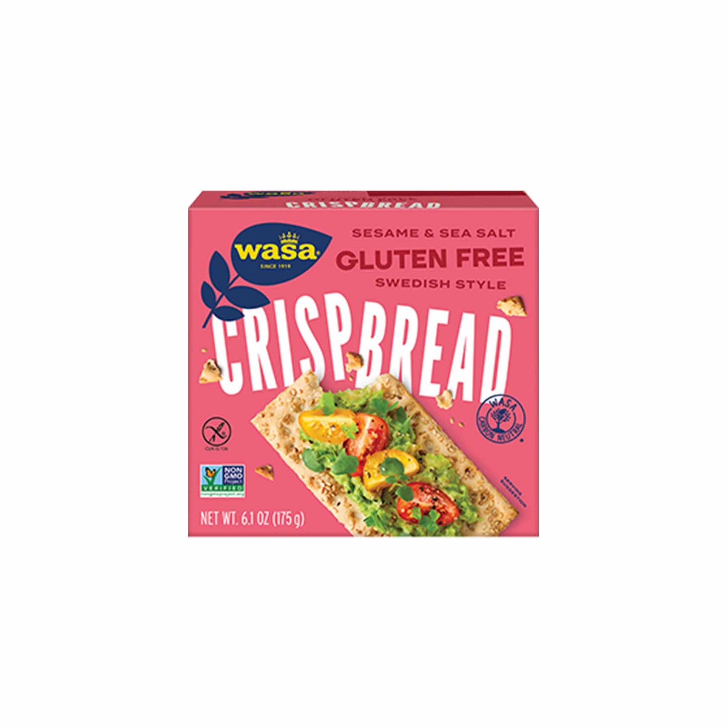 WASA GLUTEN FREE SESAME & SEA SALT CRISPBREADS 6.1oz