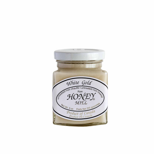 WHITE GOLD RAW HONEY 9oz