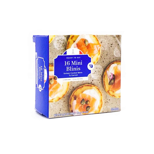 WHITE TOQUE COCKTAIL BLINIS PACK OF 16 80g