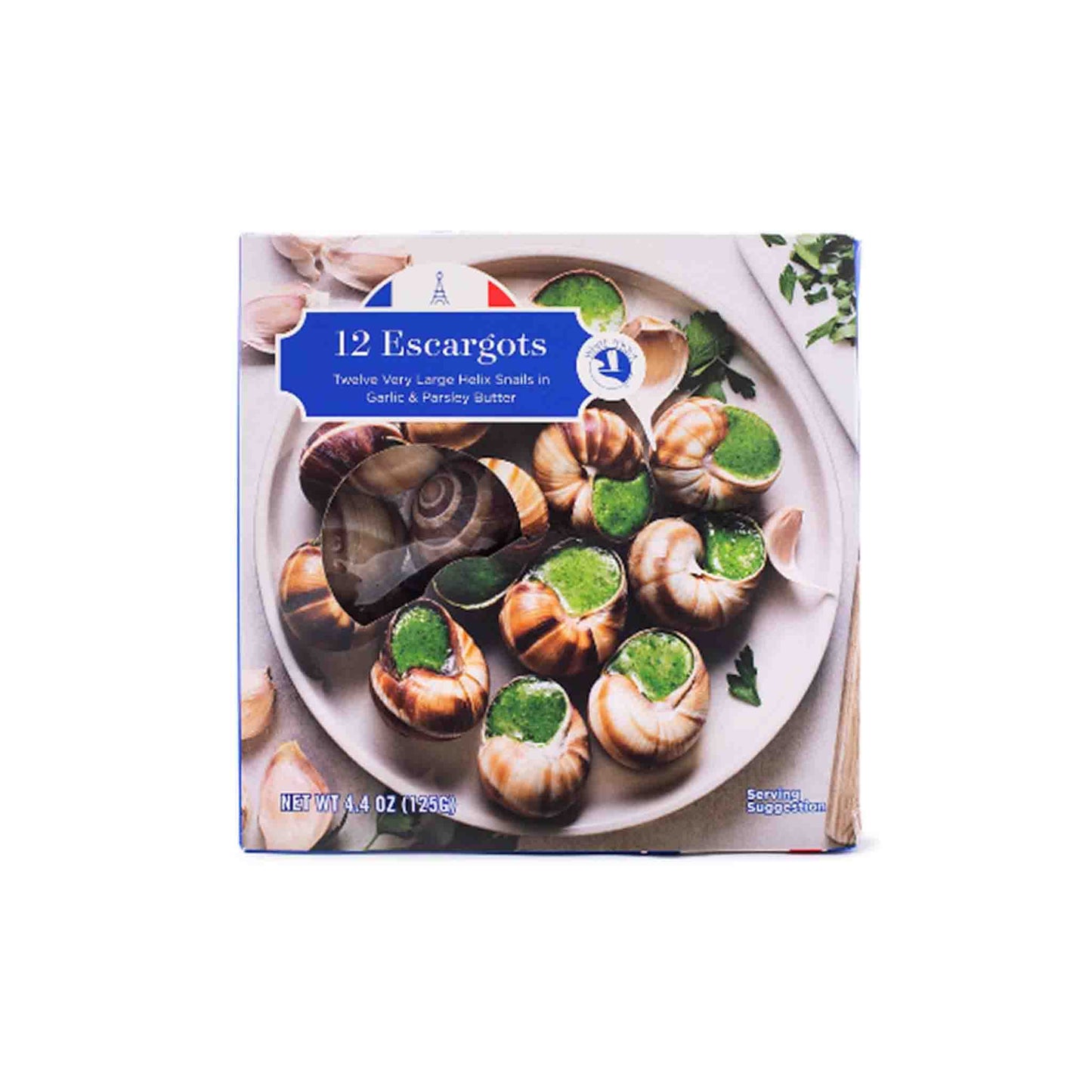 WHITE TOQUE LARGE ESCARGOTS PACK OF 12 4.4oz